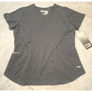 Grey’s Anatomy By Barco Impact Blue Steel Women’s Workwear Scrubs Shirt Medium